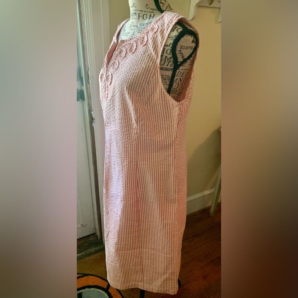 Orvis Seersucker Cotton Dress